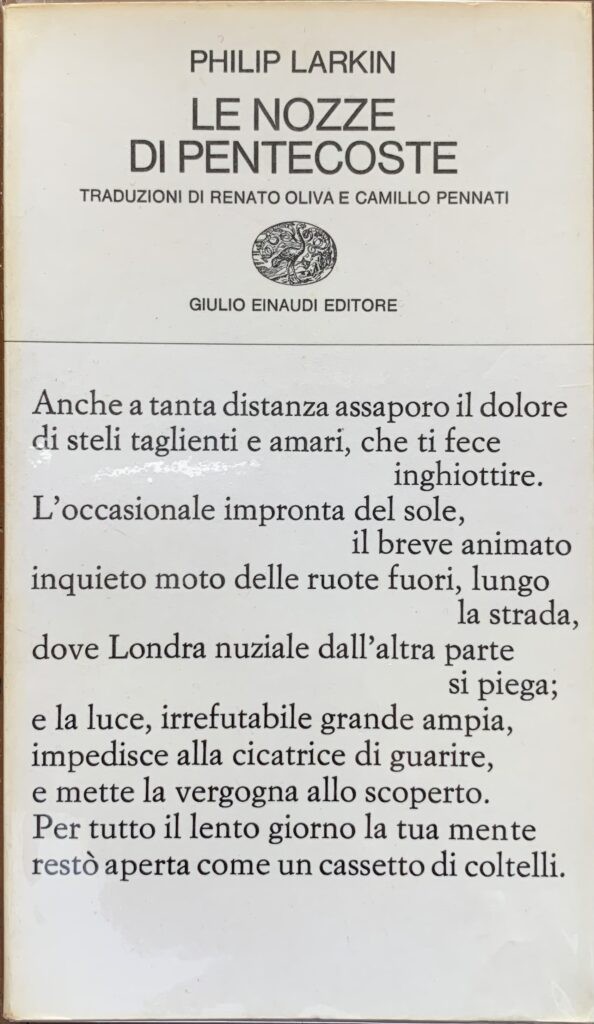 Le nozze di Pentecoste e altre poesie