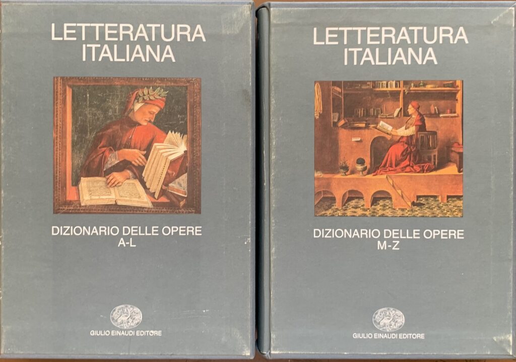 Letteratura italiana. Dizionario delle opere / 2 volumi