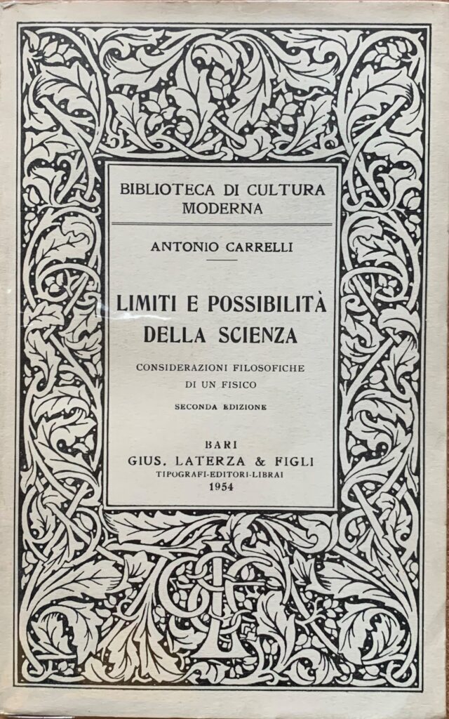 Limiti e possibilitÃ della scienza