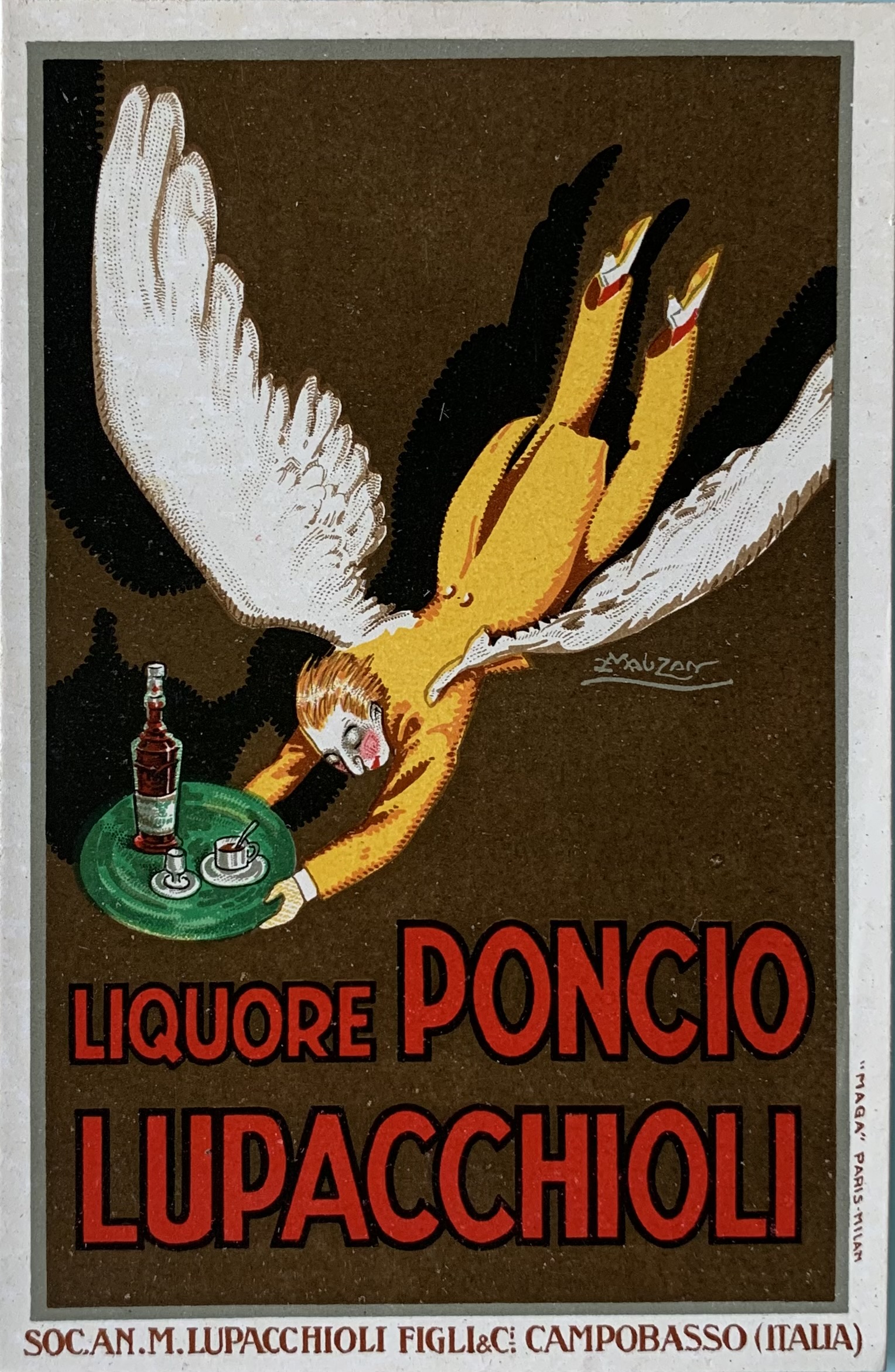 Liquore Poncio Lupacchioli Campobasso 1922