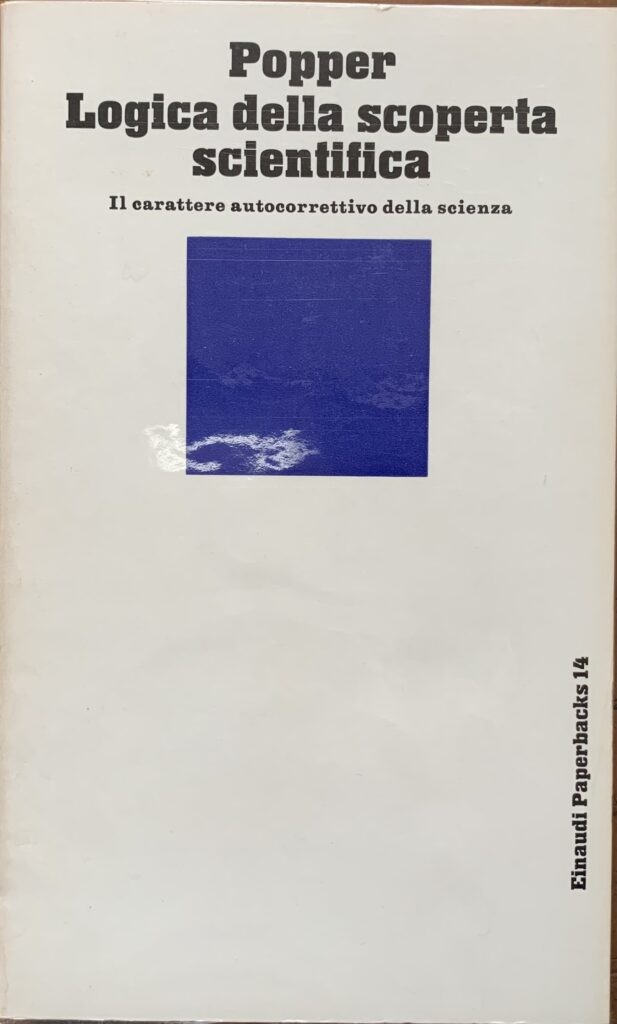 Logica della scoperta scientifica. Il carattere autocorrettivo della scienza