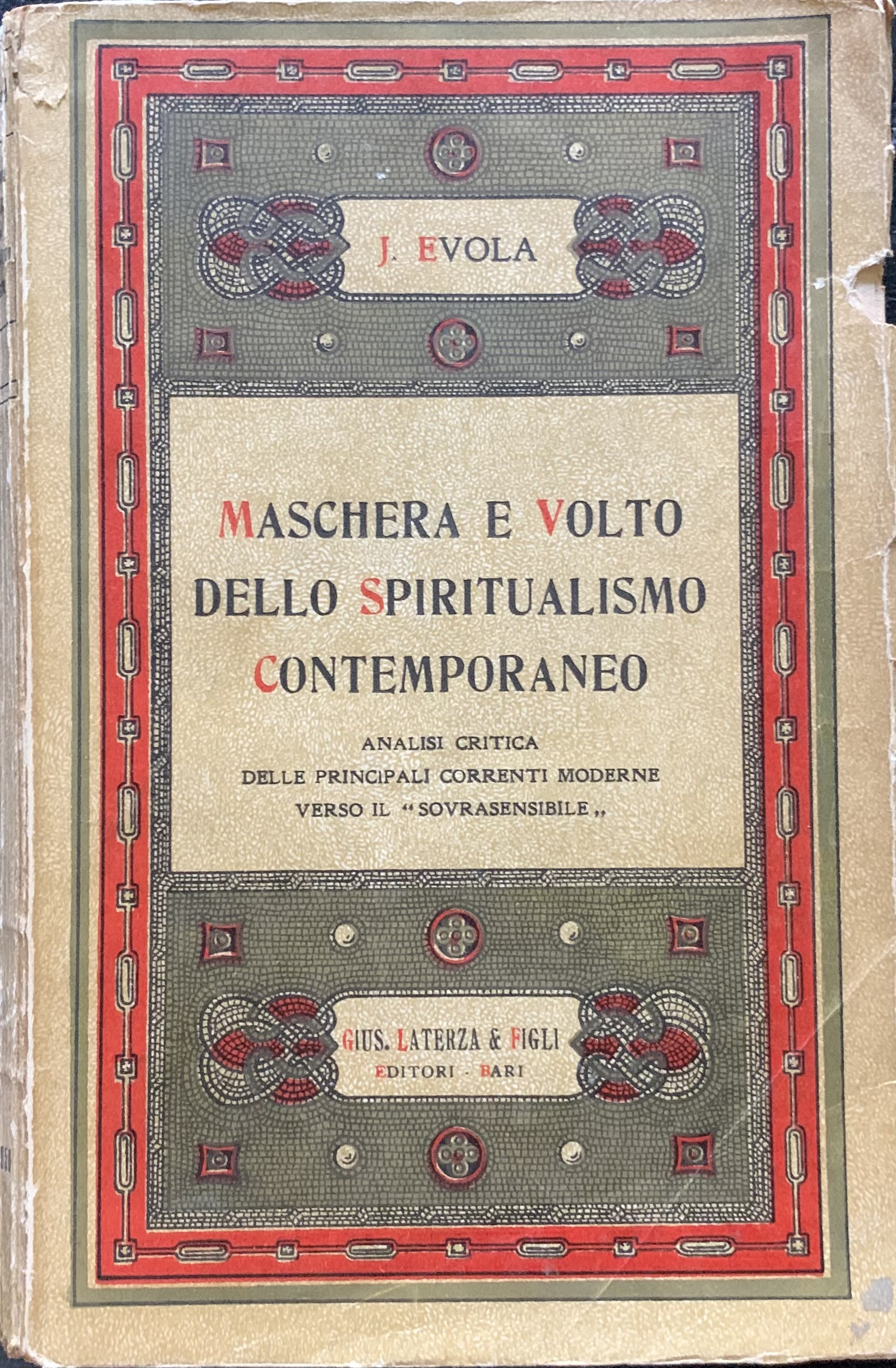 Maschera e volto dello spiritualismo contemporaneo
