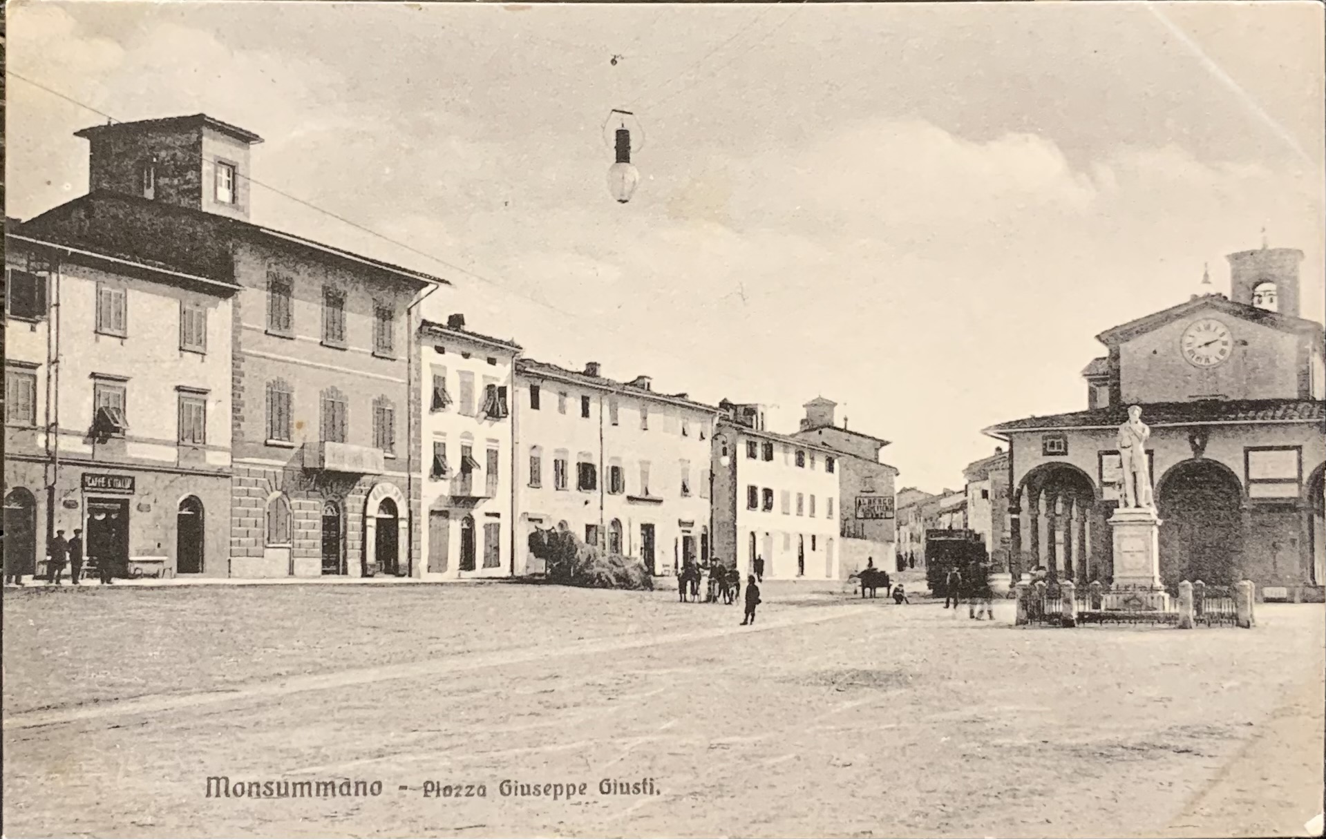 Monsummano (Pistoia). Piazza Giuseppe Giusti 1915