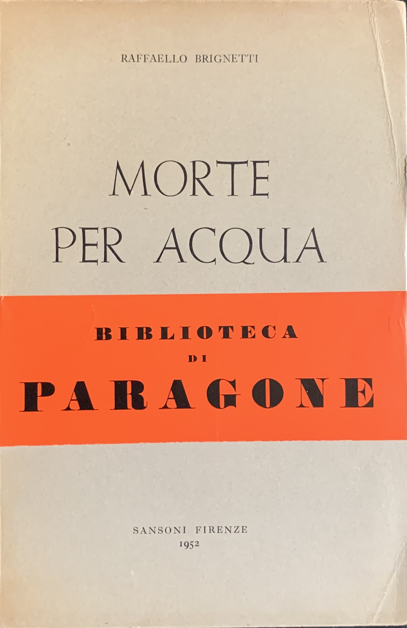 Morte per acqua. Racconti