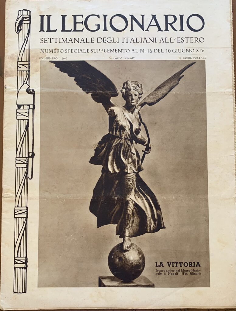 Numero speciale â€œGli Italiani donano il loro ora alla Patriaâ€œ