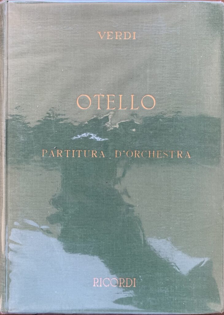 Otello. Partitura d'orchestra