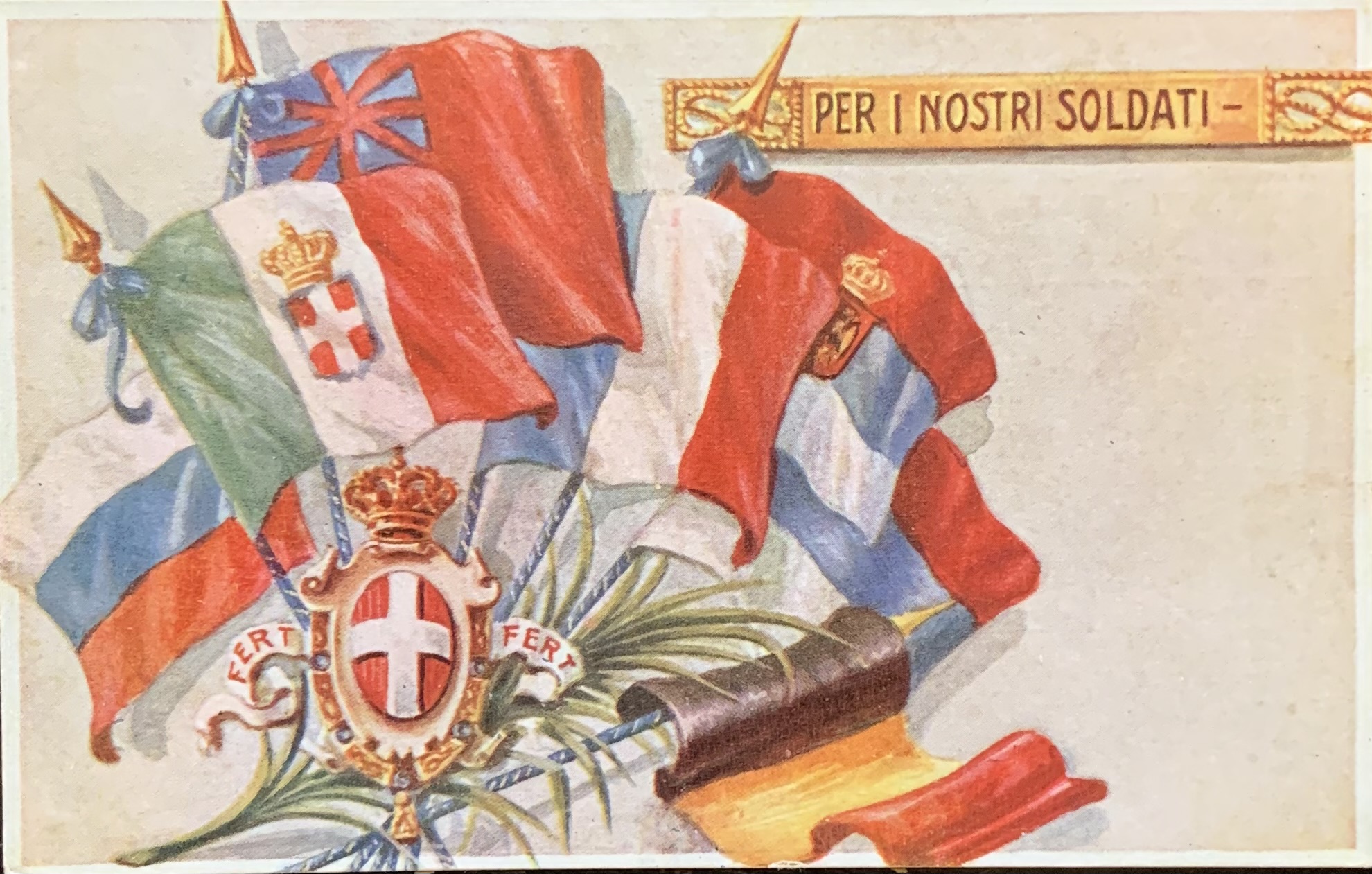 Prima Guerra Mondiale. Per i nostri soldati. Gruppo Femminile Assistenza …