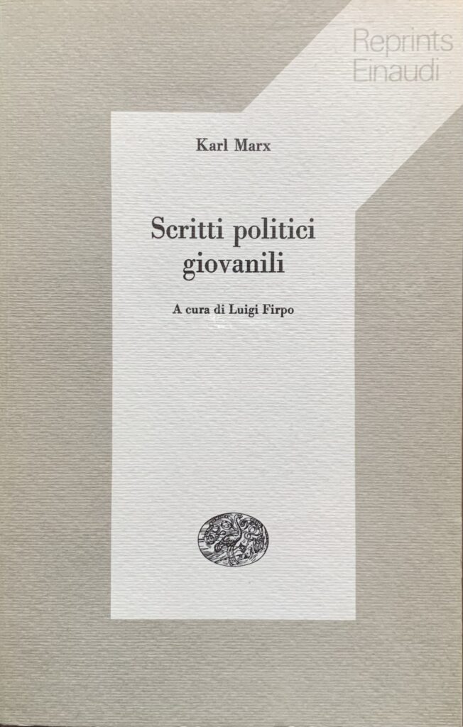 Scritti politici giovanili