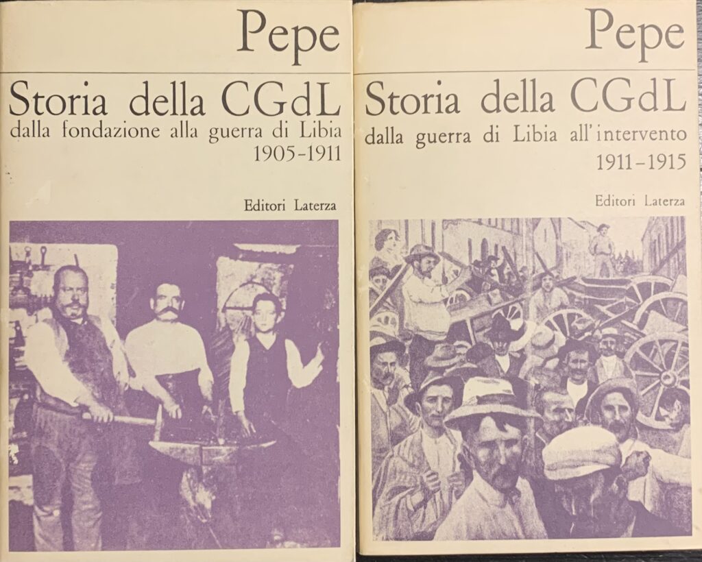 Storia della CGdL 1905-1915 / 2 volumi