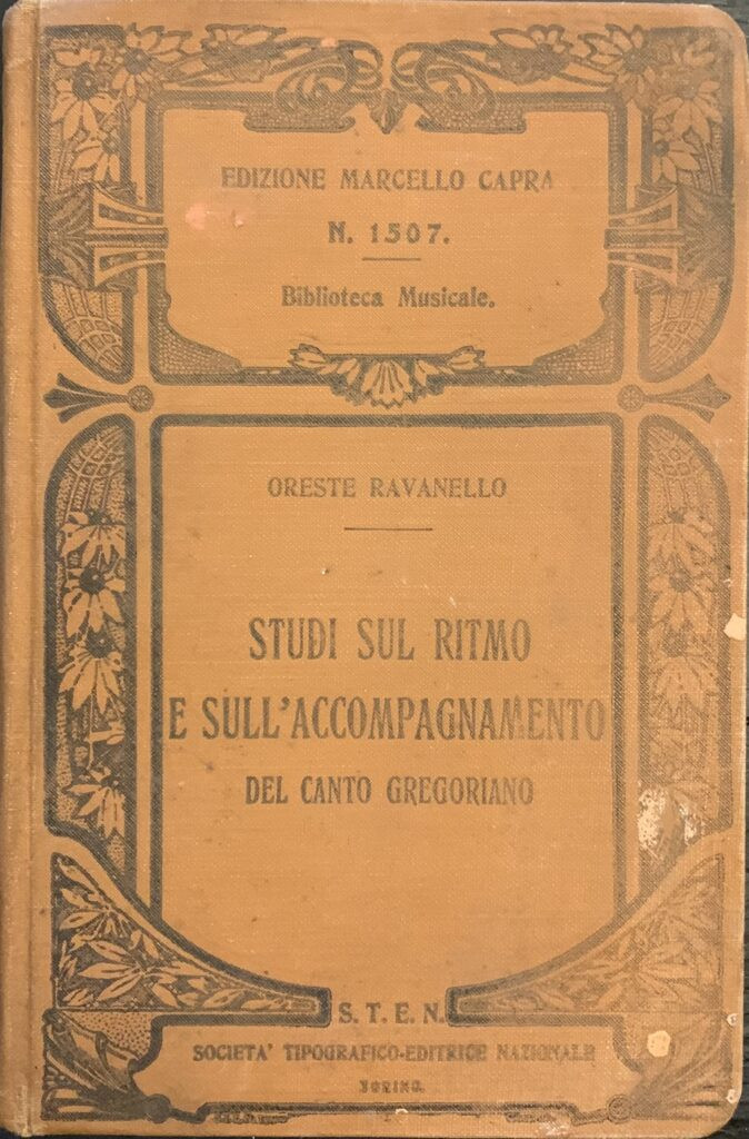 Studi sul ritmo e sull'accompagnamento del Canto Gregoriano