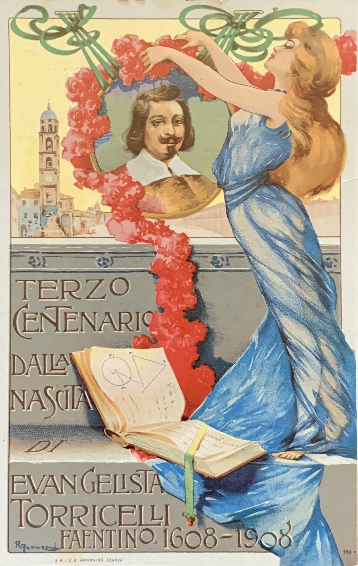 Terzo Centenario dalla Nascita di Evangelista Torricelli Faentino Faenza 1908 …