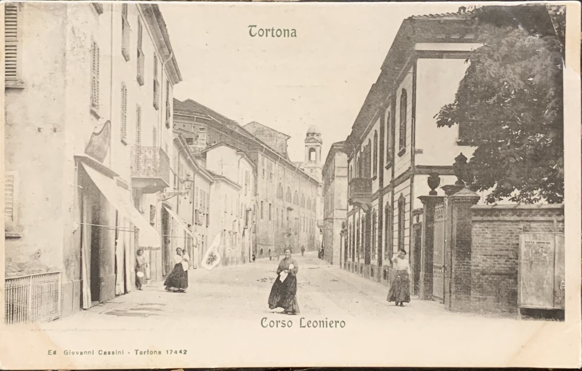 Tortona (Alessandria). Corso Leoniero 1906