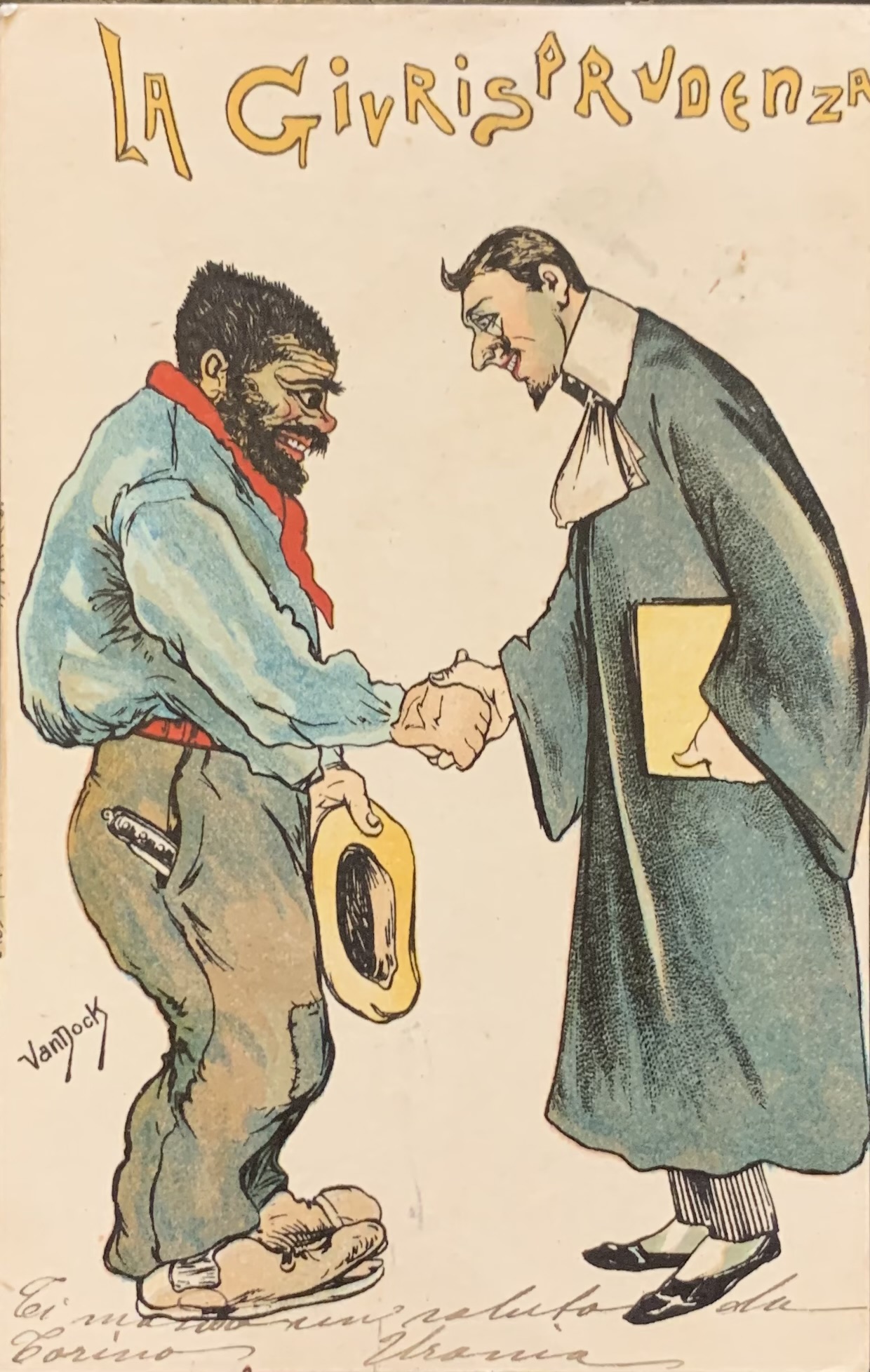 Umoristica. La Giurisprudenza 1896 (Enzo Van Dock)