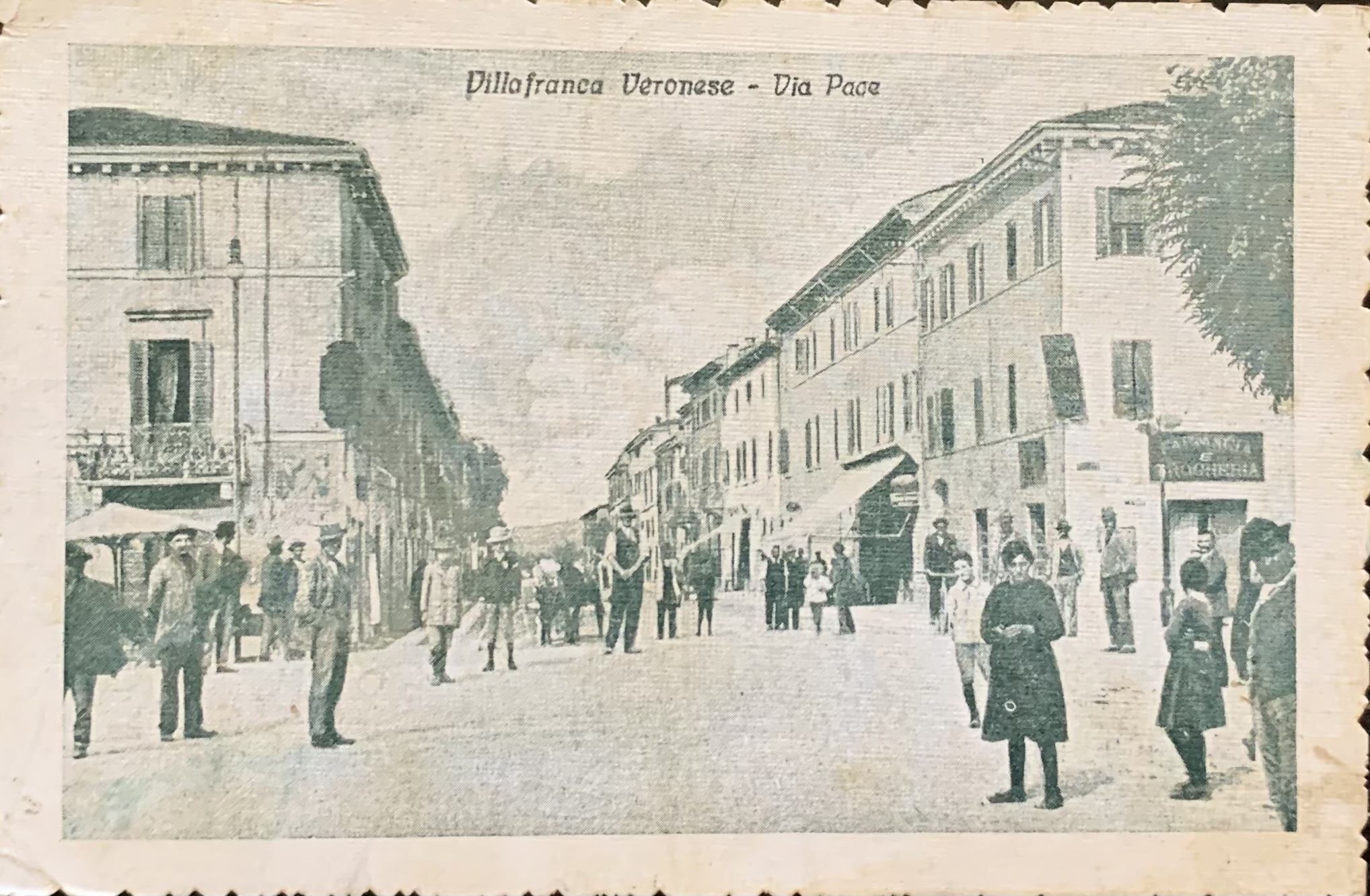 Villafranca Veronese (Verona). Via Pace 1919