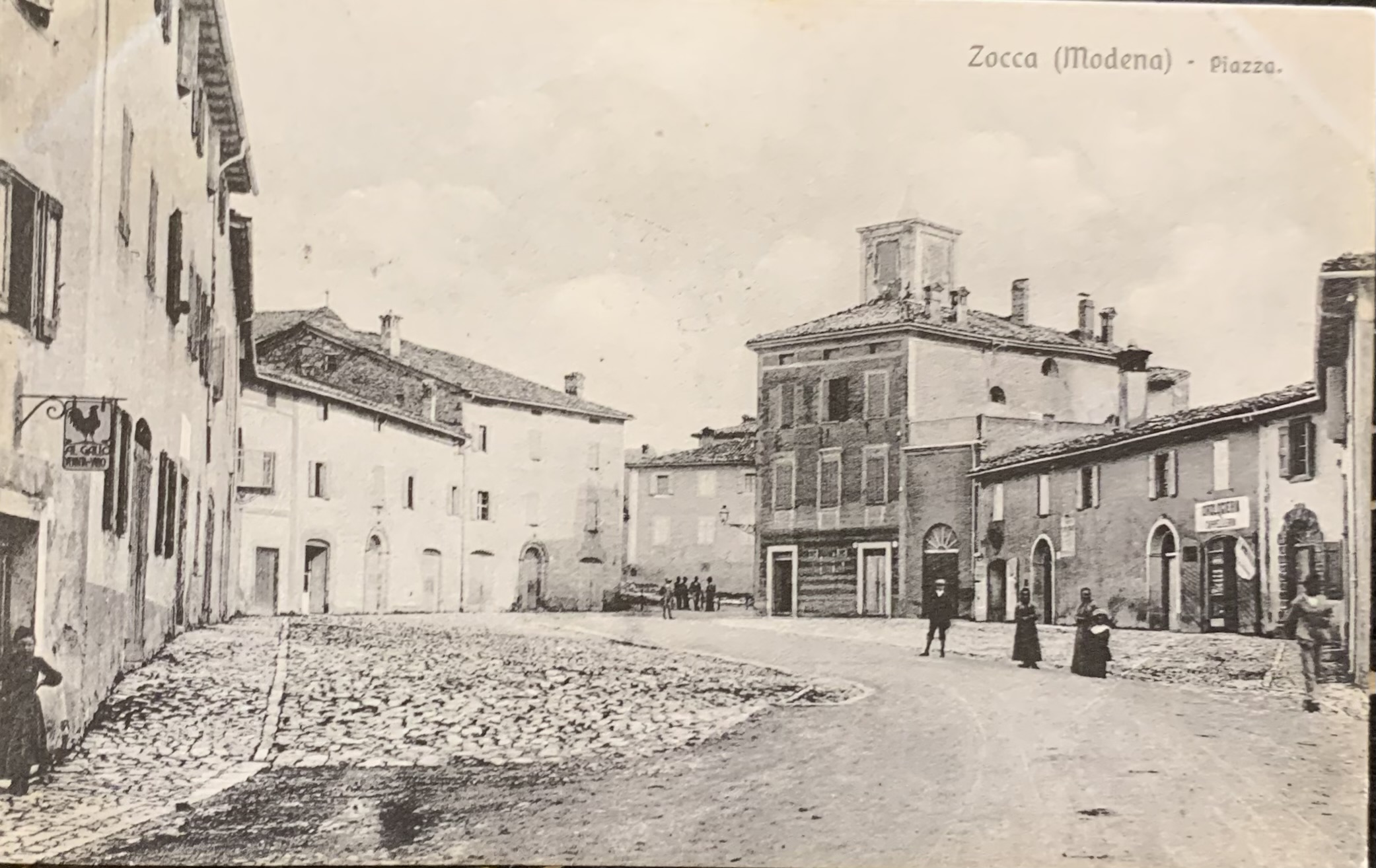 Zocca (Modena). Piazza 1909