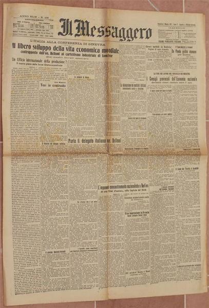 IL MESSAGGERO DOMENICA 8 MAGGIO 1927