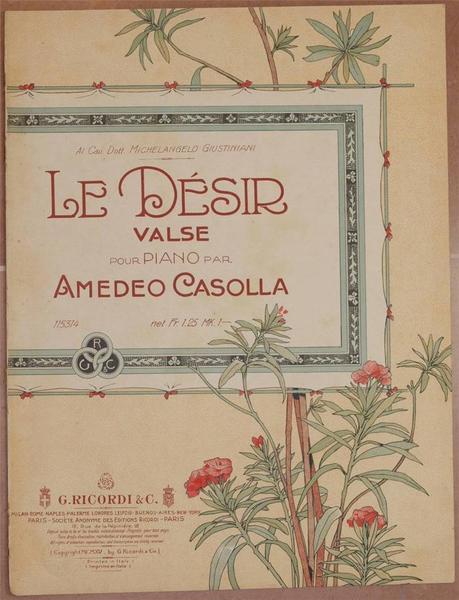 LE DESIR VALSE POUR PIANO