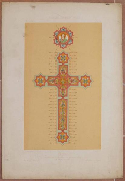 CROIX CRYPTE DE ST PIERRE DE MONTROUGE MR CAIDA PEINTRE …