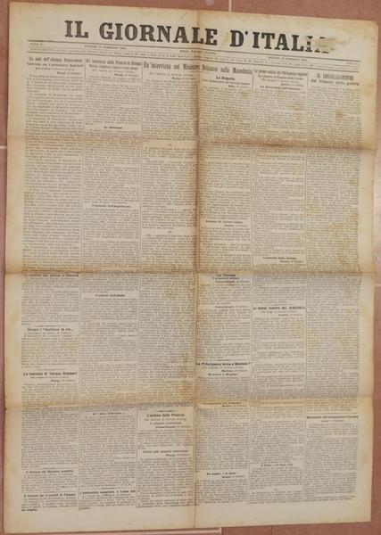 IL GIORNALE D'ITALIA ANNO III - N. 50 - GIOVEDI …