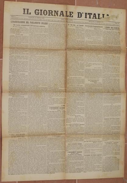 IL GIORNALE D'ITALIA ANNO III - N. 49 - MERCOLEDI …