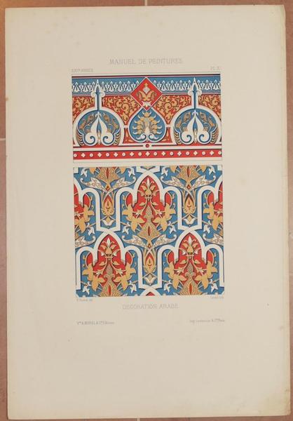 DECORATION ARABE PL. X