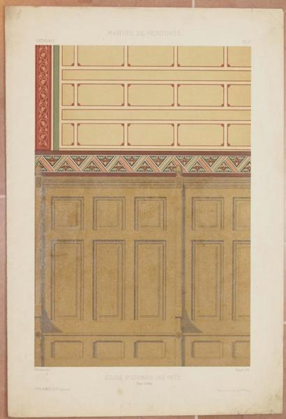 EGLISE ST GERMAIN DES PRES Bas cotes PL. V