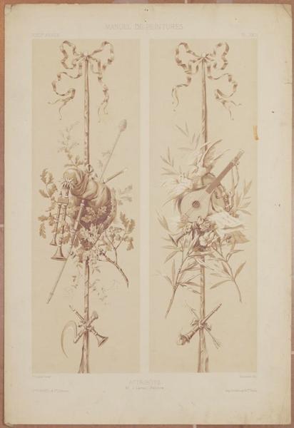 ATTRIBUTS M. J. Lavee - Peinture PL. VII