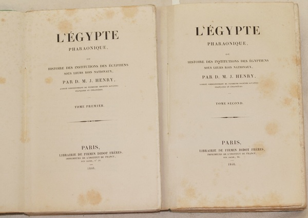 L'EGYPTE PHARAONIQUE OU HISTOIRE DES INSTITUTIONS DES EGYPTIENS SOUS LEURS …