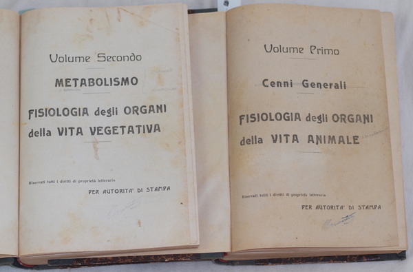 CENNI GENERALI FISIOLOGIA DEGLI ORGANI DELLA VITA ANIMALE FISIOLOGIA DEGLI …