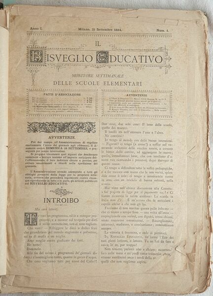 IL RISVEGLIO EDUCATIVO MONITORE SETTIMANALE DELLE SCUOLE ELEMENTARI