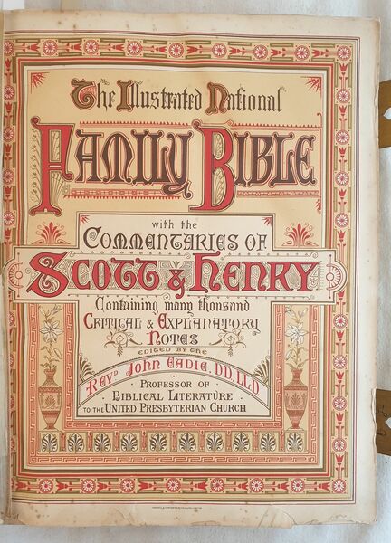 THE NATIONAL COMPREHENSIVE FAMILY BIBLE THE HOLY BIBLE
