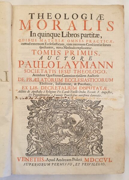 THEOLOGIAE MORALIS IN QUINQUE LIBROS PARTITAE QUIBUS MATERIAE OMNES PRACTICAE