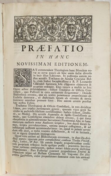 THEOLOGIA MORALIS ANTEHAC EX PROBATIS AUCTORIBUS BREVITER CONCINNATA