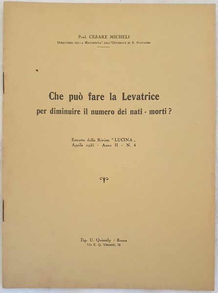 CHE PUO FARE LA LEVATRICE PER DIMINUIRE IL NUEMRO DEI …