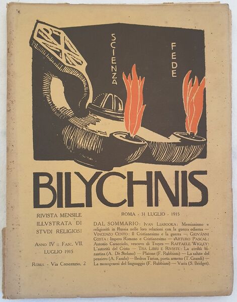 BILYCHNIS ROMA 31 LUGLIO 1915