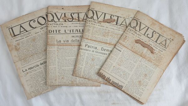 LA CONQUISTA SETTIMANALE CATTOLICO 20 OTTOBRE 1918 - 13 OTTOBRE …
