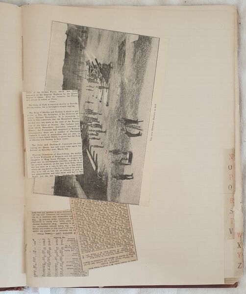 ALBUM RITAGLI DI GIORNALE GUERRA BOERA