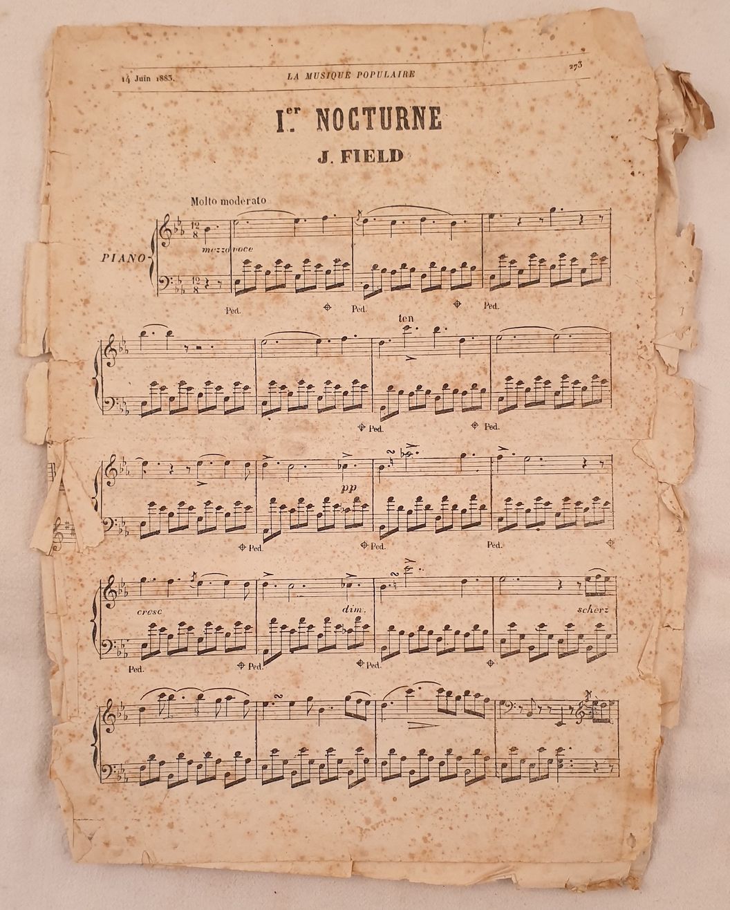 1ER NOCTURNE - LES DENTELLES DE BRUXELLES - CHANSONNETTE