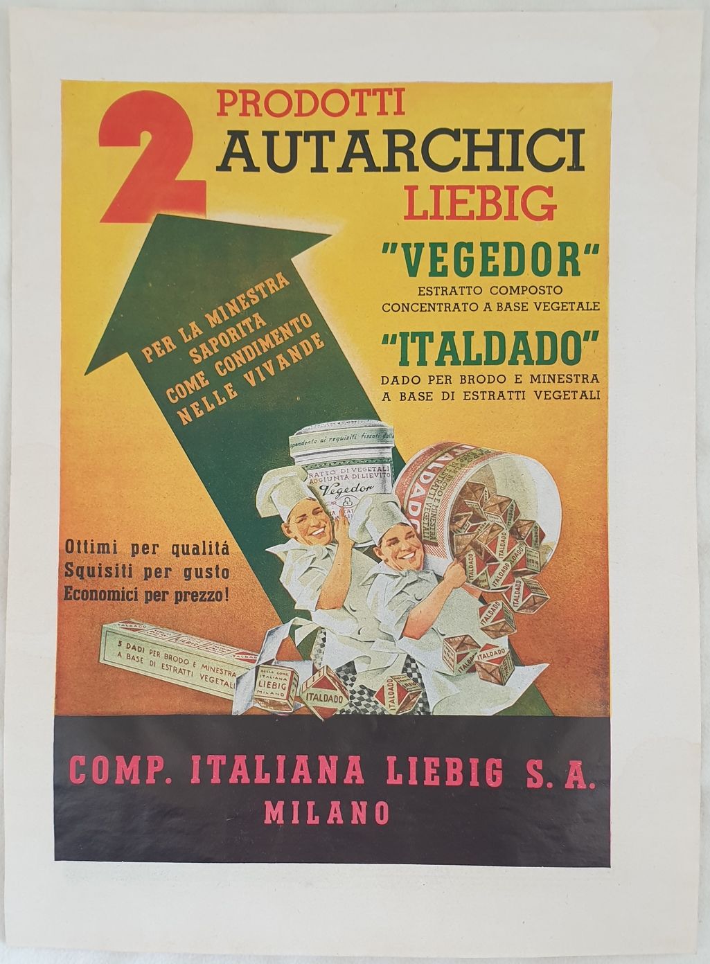 2 PRODOTTI AUTARCHICI LIEBIG VEGEDOR ITALDADO