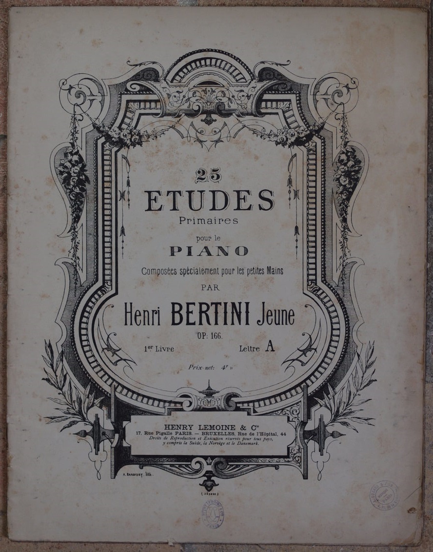 25 ETUDES PRIMAIRES POUR LE PIANO COMPOSEES SPECIALEMENT POUR LES …