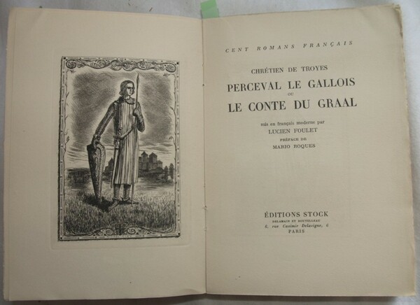 PERCEVAL LE GALLOIS OU LE CONTE DU GRAAL