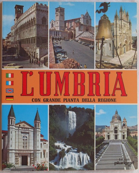 L'UMBRIA CON GRANDE PIANTA TOPOGRAFICA DELLA REGIONE