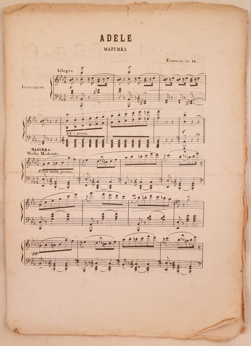 ADELE MAZURKA OP. 16