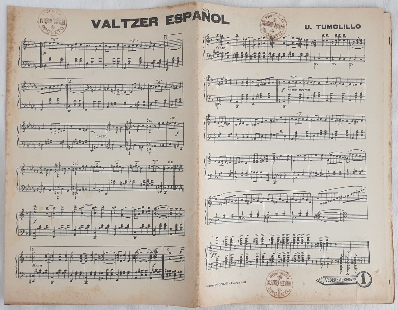 ADULADOR VALTZER ESPANOL - SOGNO DI BAMBOLA VALSE LENTO