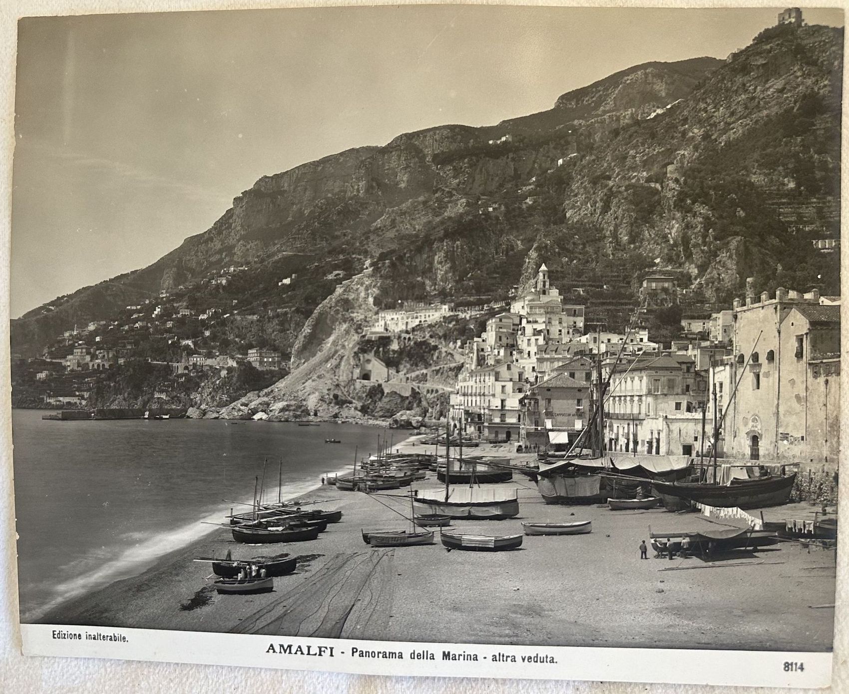 AMALFI PANORAMA DELLA MARINA - ALTRA VEDUTA EDIZIONE INALTERABILE 8114