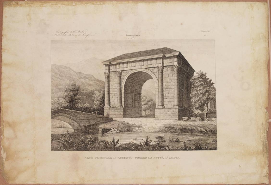 ARCO TRIONFALE D'AUGUSTO PRESSO LA CITTA D'AOSTA