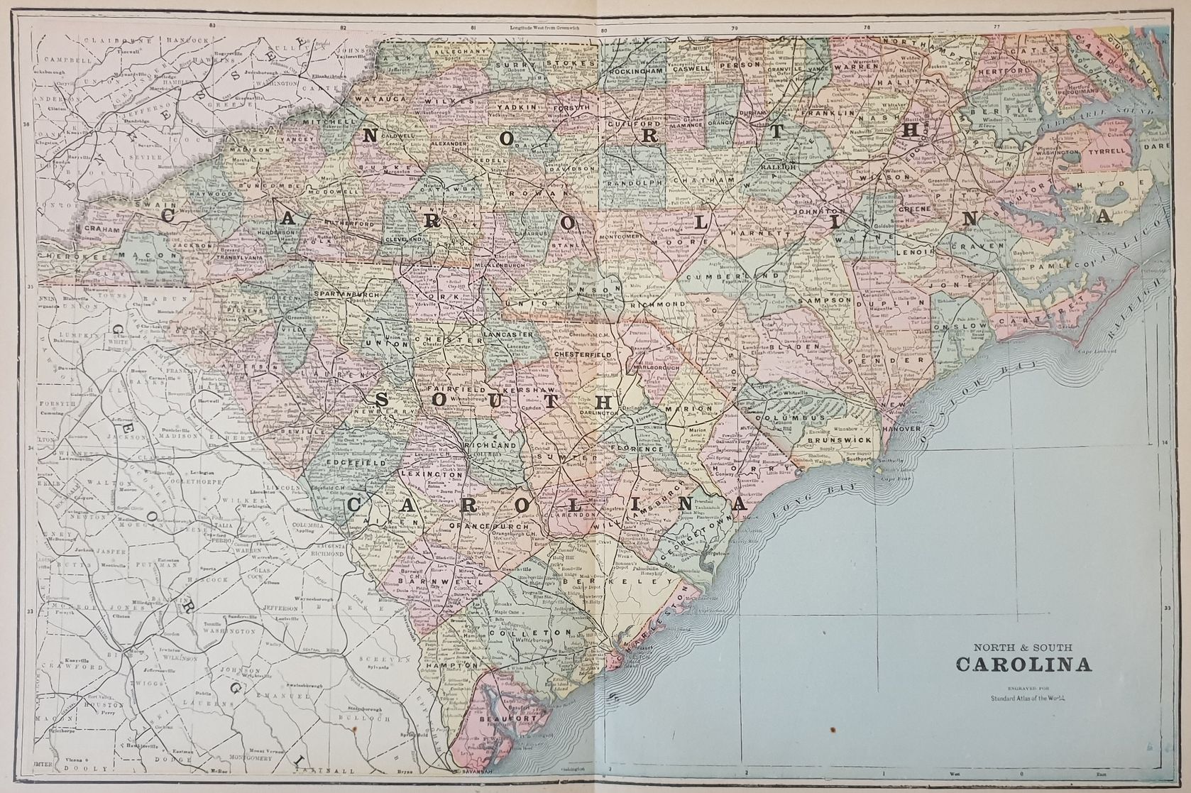 ATLANTA CHARLESTON (SOUTH CAROLINA) NORTH AND SOUTH CAROLINA