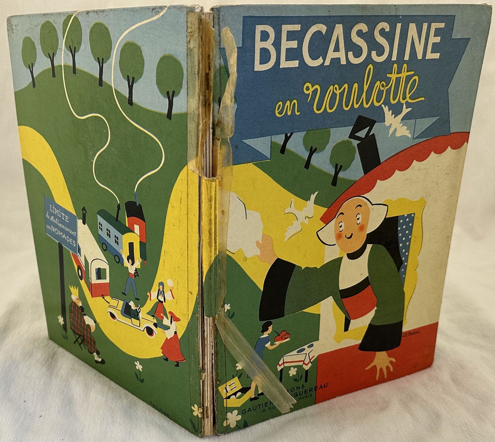 BECASSINE EN ROULOTTE TEXTE DE CAUMERY ILLUSTRATIONS DE J. P. …