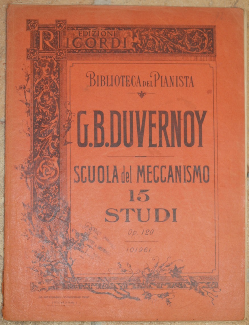 BIBLIOTECA DEL PIANISTA SCUOLA DEL MECCANISMO 15 STUDI PER PIANOFORTE …