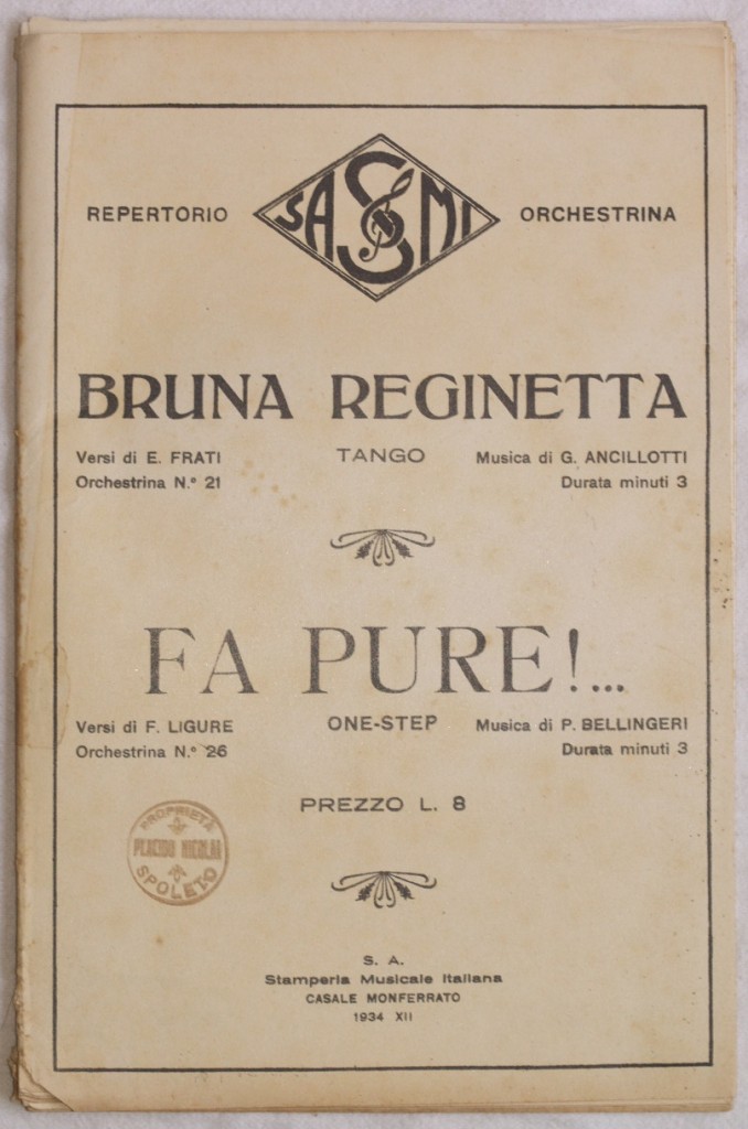 BRUNA REGINETTA - FA PURE! .